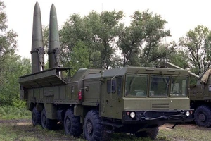 Hệ thống phóng tên lửa chiến thuật Iskander của Nga tại vùng lãnh thổ hải ngoại Kaliningrad. ẢNH: MILITARYPHOTO.NET