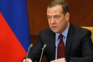 Phó Chủ tịch Hội đồng An ninh Nga Dmitry Medvedev. ẢNH: AFP