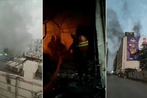 VIDEO: Kinh hoàng cháy trung tâm thương mại ở Pakistan, 11 người chết