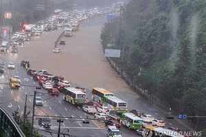 Mưa kỷ lục ở Hàn Quốc, nhiều người thiệt mạng