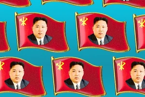 Triều Tiên in hình lãnh đạo Kim Jong-un lên huy hiệu