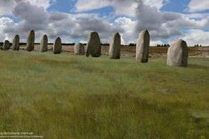 Phát hiện bãi đá cổ 4.500 tuổi giống Stonehenge