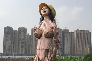 Dùng búp bê tình dục làm bù nhìn đuổi chim