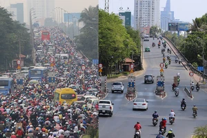 Chùm ảnh so sánh: TP.HCM trước và sau khi có dịch COVID-19