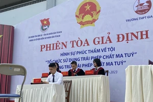 Tuyên truyền phòng, chống ma túy cho học sinh bằng phiên tòa giả định
