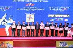 Tưng bừng lễ kỷ niệm 20 năm Taekwondo Việt Nam