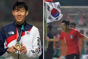 Son Heung-min khóc mừng được miễn nghĩa vụ quân sự