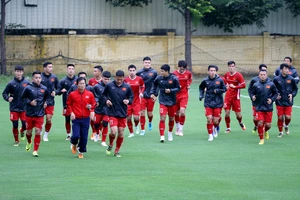 Thầy trò Park Hang-seo tươi tỉnh dưới cái lạnh Hà Nội tê tái 