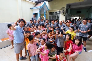 Sài Gòn FC mang tình thương đến với Mái ấm Từ Tâm