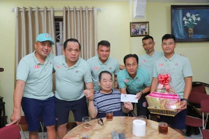 Sài Gòn FC hoạt động thiện nguyện trước trận cầu lớn