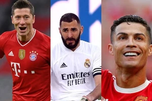 3 chân sút hàng đầu Champions League không có Messi