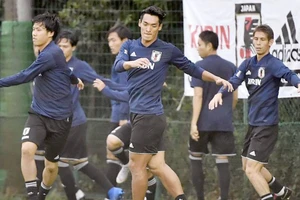 Tuyển Nhật tập buổi đầu tiên ở Hàng Đẫy, đòi lấy 3 điểm tại Mỹ Đình