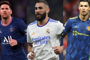Messi bỏ xa Ronaldo và Benzema trong cuộc đua cầu thủ hay nhất