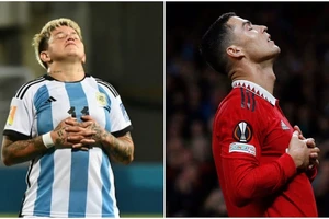 Tuyển thủ Argentina gây xôn xao với màn ăn mừng của Ronaldo