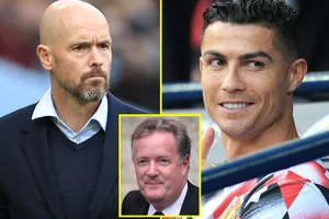 Ronaldo và nhà báo Morgan xát muối vào vết thương của HLV Ten Hag
