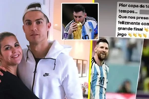 Ronaldo và chị gái chơi xấu Messi