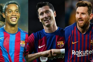 Lewandowski qua mặt Messi và Ronaldinho
