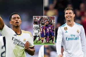 Tiểu tướng Bellingham bắt chước Ronaldo