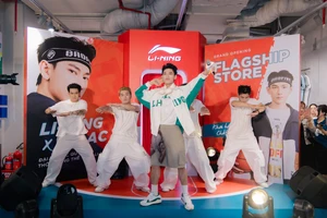 Li-Ning, Anh trai say hi Isaac lan tỏa tinh thần thể thao Việt Nam