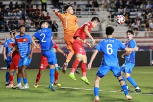 Đội tuyển Philippines hạnh phúc khi thắng Thái Lan và hòa nhà vô địch Việt Nam