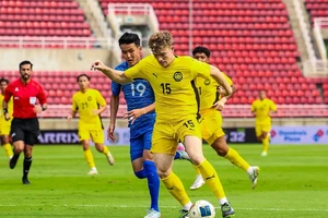 Đội tuyển U-23 Malaysia chơi ‘xanh chín’ với chủ nhà Thái Lan