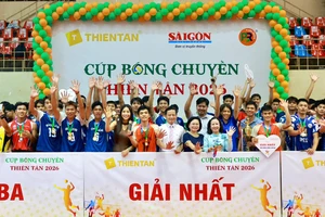 Vinh danh 2 nhà vô địch Cúp bóng chuyền Thiên Tân 2026