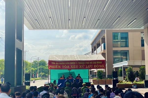 TAND quận 7 xét xử lưu động tại chung cư