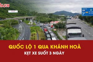 quốc lộ 1, ùn ứ, Khánh Hoà
