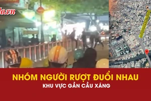 rượt đuổi, đánh nhau, náo loạn, cầu Xáng, 