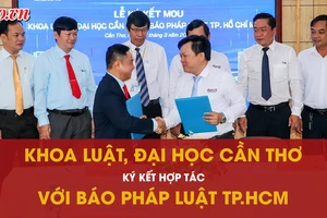 Khoa Luật, Đại học Cần Thơ ký kết hợp tác với Báo Pháp Luật TP.HCM