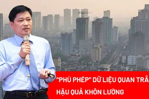 Can thiệp dữ liệu quan trắc: Môi trường đang phải trả giá đắt cho những con số ảo