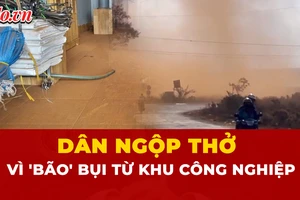 bụi, bão bụi, dự án, khu công nghiệp phú xuân