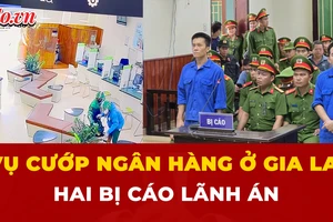 cướp ngân hàng, HĐXX , tuyên án, TAN tỉnh Gia Lai