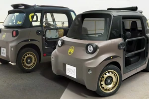 Chiêm ngưỡng xe điện siêu nhỏ của Pháp phong cách lạ