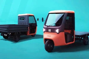 Chiêm ngưỡng chiếc xe tải ba bánh nhỏ bé phù hợp giao hàng trong thành phố