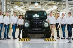 Mercedes-Benz G-Class G580 vừa đạt một cột mốc mới