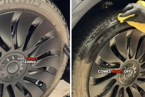 Mẹo đánh bay vết bẩn cứng đầu, giúp lốp xe ô tô bị phai màu trông như mới