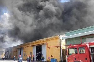 Cháy 1 nhà xưởng tại Hải Phòng