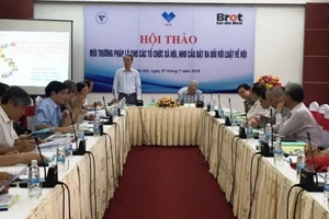 Vusta kiến nghị xem xét chưa thông qua Luật về Hội