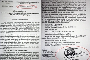 Bộ Công Thương trình văn bản từ thời ông Vũ Huy Hoàng