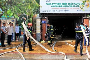 Cháy một công ty kiểm toán 