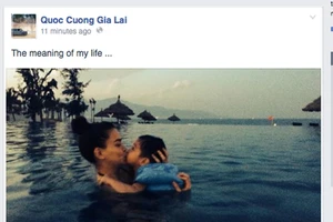 Cường đô la khoe ảnh hạnh phúc bên Hà Hồ và bé Subeo