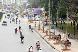 Hà Nội: Họp báo trồng cây xanh mới trên phố Nguyễn Chí Thanh