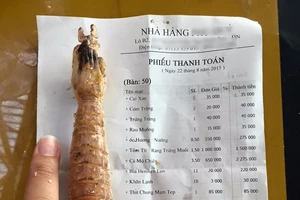 Đà Nẵng: Choáng với hóa đơn ăn trưa hơn... 4,5 triệu đồng