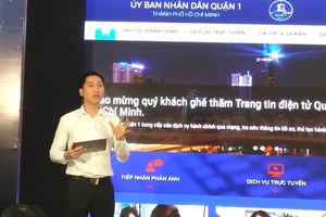 Quận 1: Công bố phiên bản mới trang thông tin điện tử