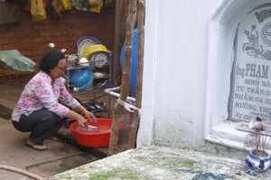 Bất an với nguồn nước giếng khoan