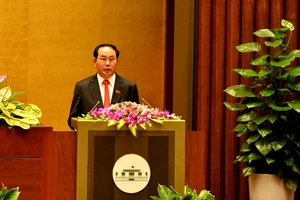 Chủ tịch nước đọc tờ trình miễn nhiệm Thủ tướng Nguyễn Tấn Dũng 