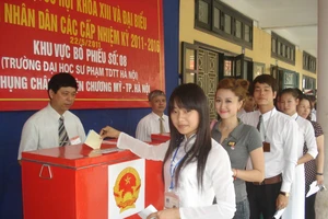 Ngày bầu cử là Chủ nhật