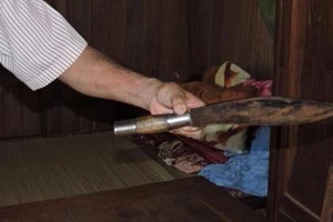 Phá rừng còn dùng dao chém kiểm lâm để tẩu thoát