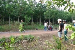 Nam thanh niên tử vong trong tư thế ngồi bất thường bên đường